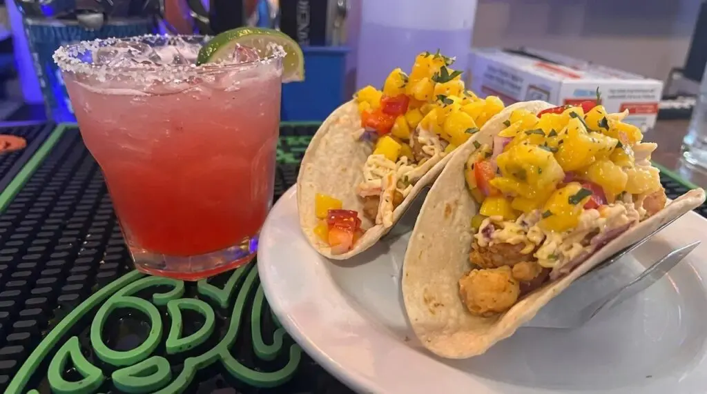 Bluewater Grill Fish Tacos in Newport Beach, California.