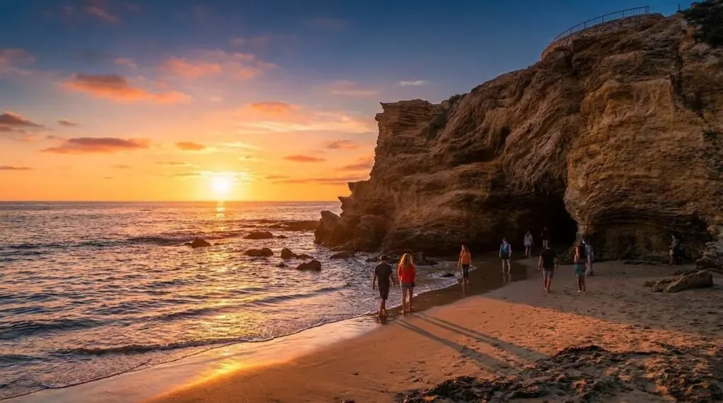 Crystal Cove Beach at Sunset