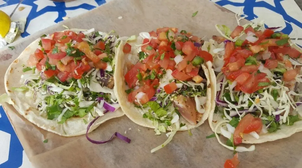 Wild Taco, Newport Beach, Three fish tacos