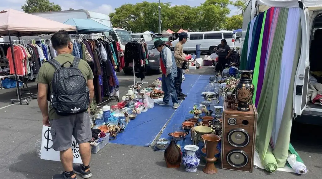 Golden West Swap Meet in Huntington Beach, California.