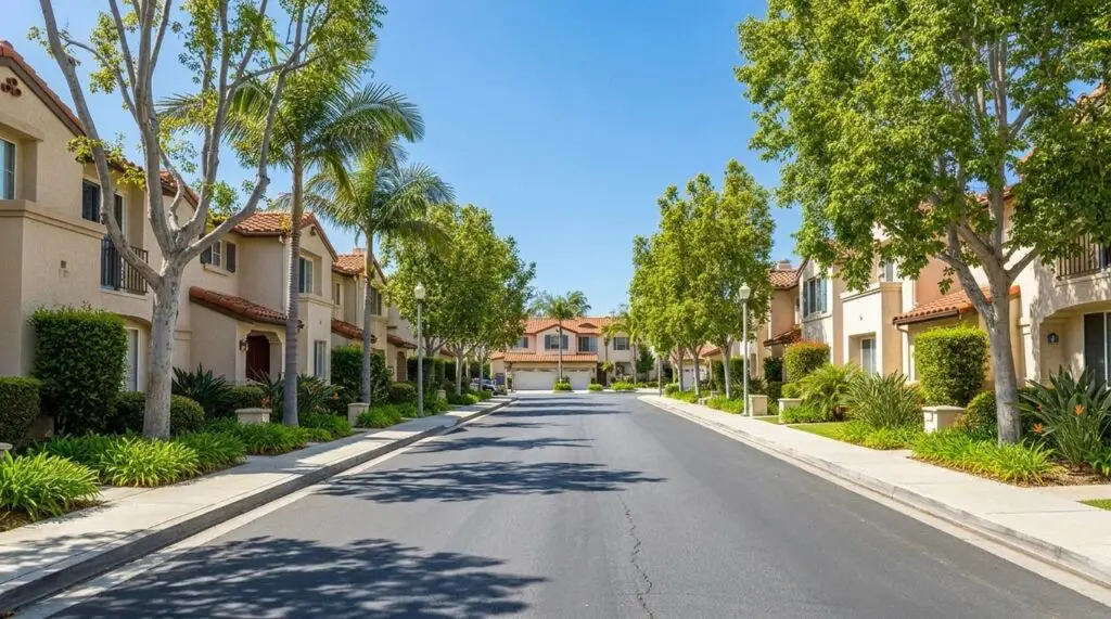 Neighborhood in Tustin, California
