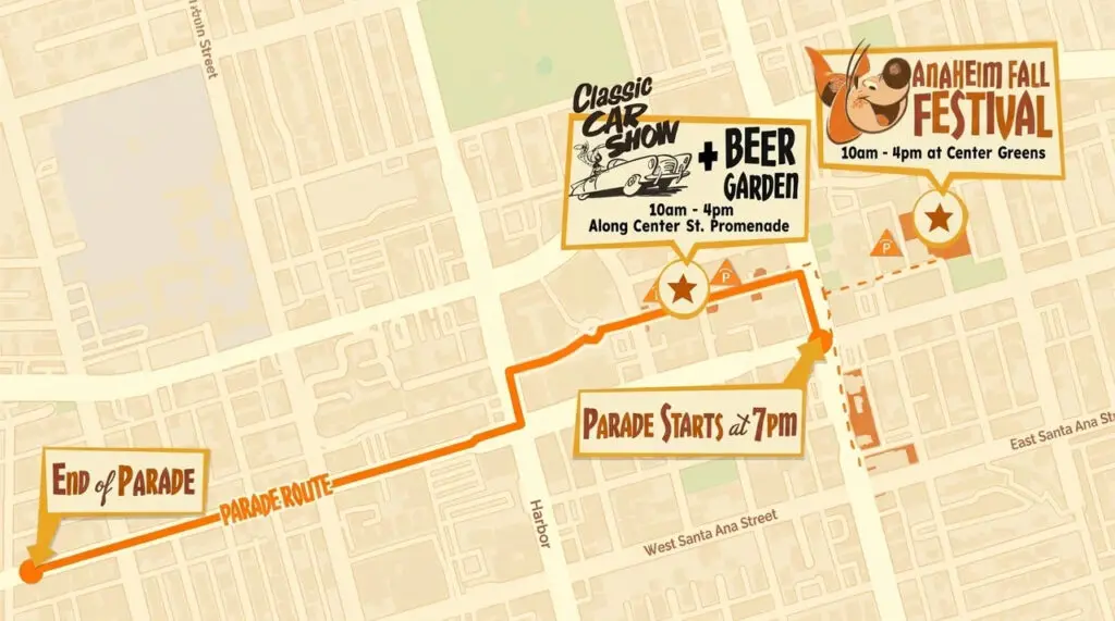 Anaheim Parade Route 2026