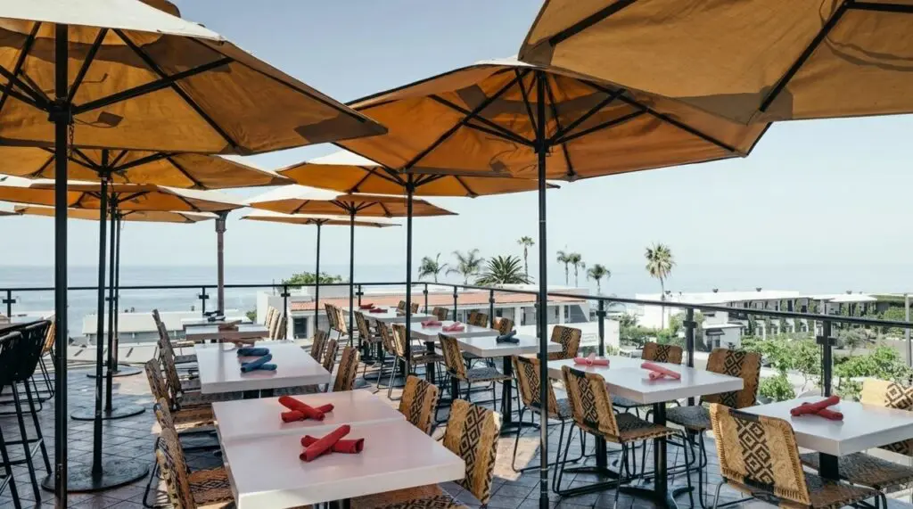 Mozambique Rooftop Bar in Laguna Beach, California.