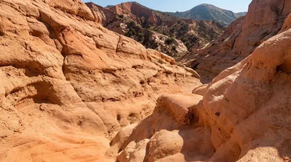 Red Rock Canyon in Whiting Ranch Wilderness Park, Orange County.