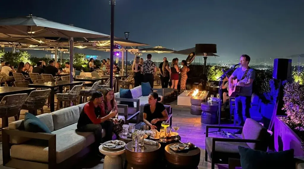 Rise Rooftop Lounge in Anaheim at the Westin.