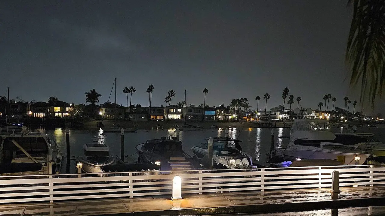 Lido Marina Village waterfront in Newport Beach near Malibu Farm brunch
