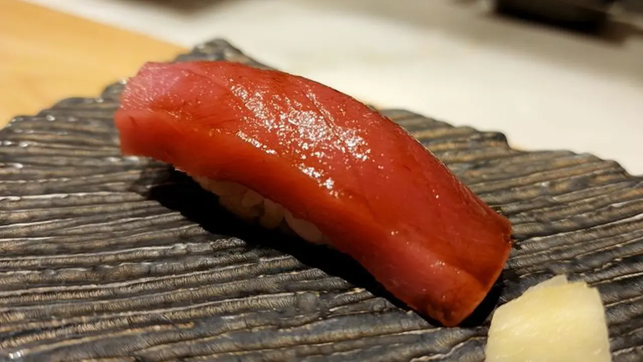Tuna nigiri course at Omakase by Gino in downtown Santa Ana