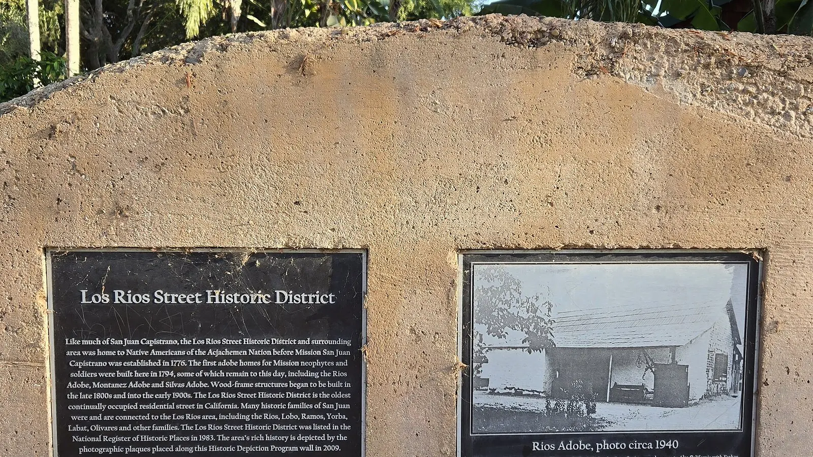 Los Rios Historic District street in San Juan Capistrano near The Ramos House Cafe brunch