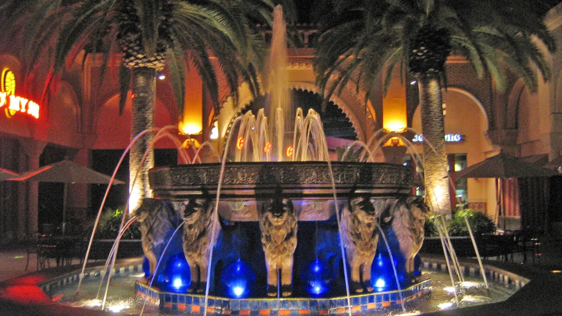 Irvine Spectrum area fountain and plaza near central Orange County tech and retail corridors